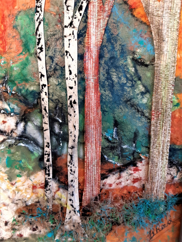 Sunset through the trees