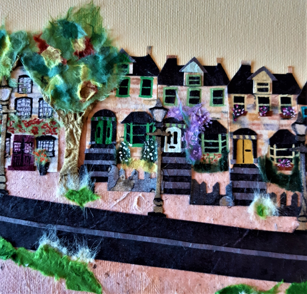 Up the hill to the Pub