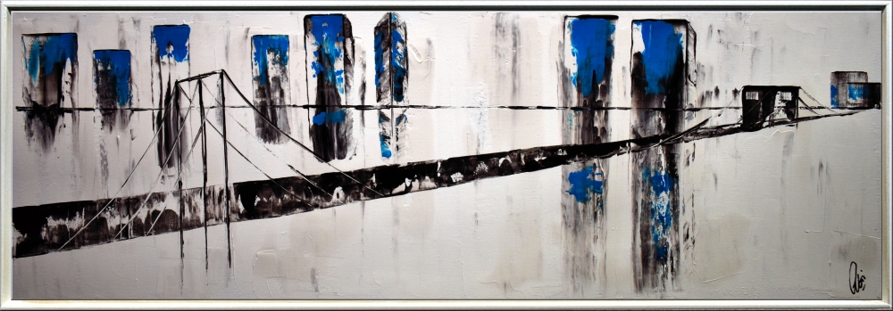 Urban Affairs- Abstract cityscape in frame