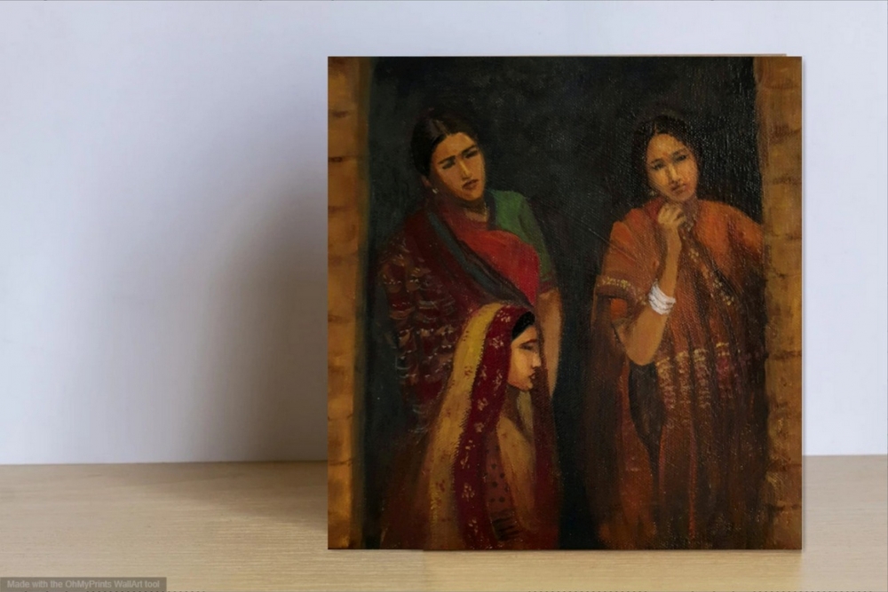 Three sisters - Rustic Indian Women