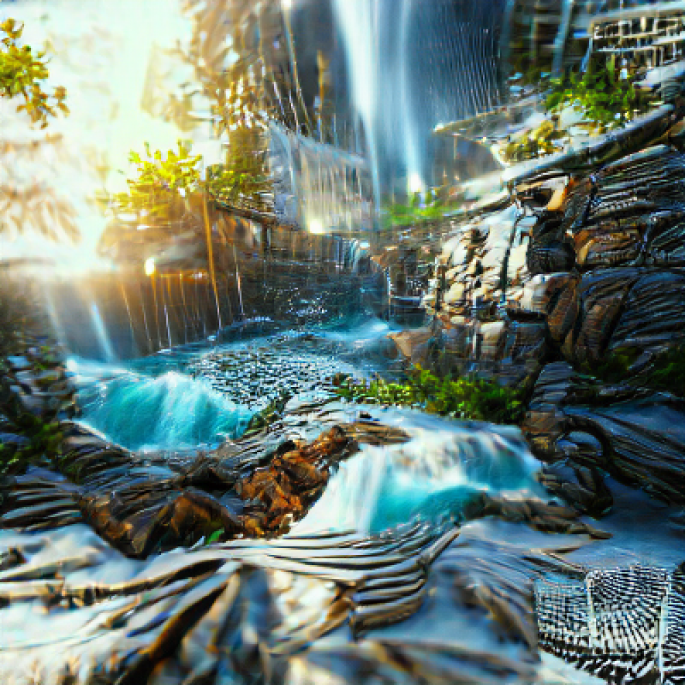 Waterfall and the river of profit