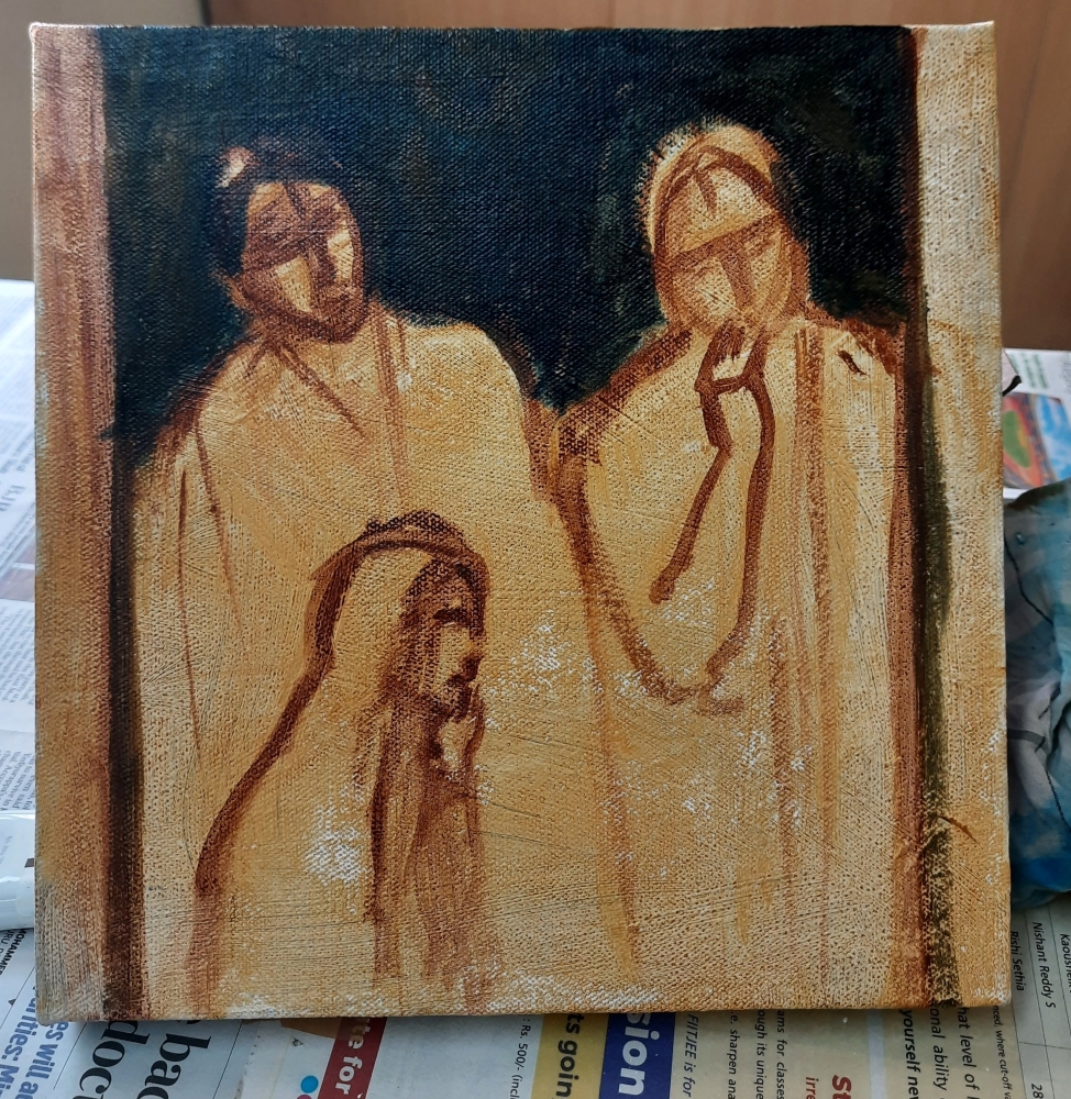 Three sisters - Rustic Indian Women