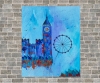 London Night Skyline Art 394