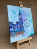 London Night Skyline Art 394