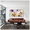 Dreaming of Montmartre - diptych paintings XXL abstract 