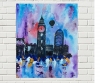 London Night Skyline Art 397