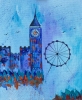 London Night Skyline Art 394