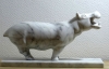 Carrara Marble Wild Animal - Hippopotamus 1