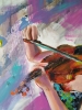 Violinist painting -Solo