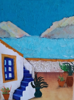A Terrace overlooking the sea