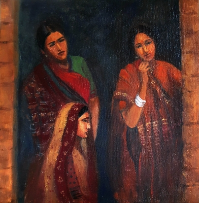 Three sisters - Rustic Indian Women