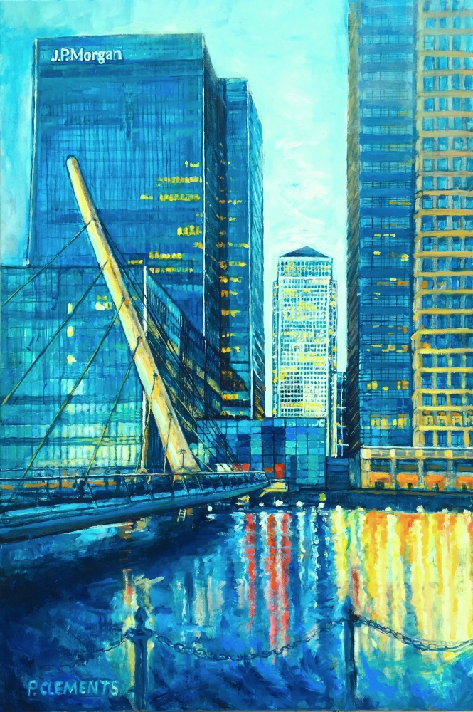 Canary Wharf London cityscape