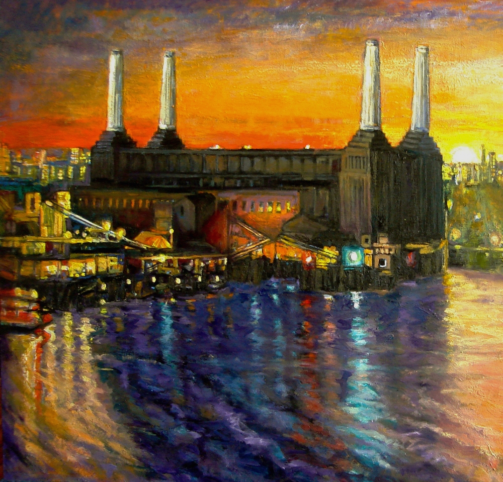 Battersea Power Station Sunset