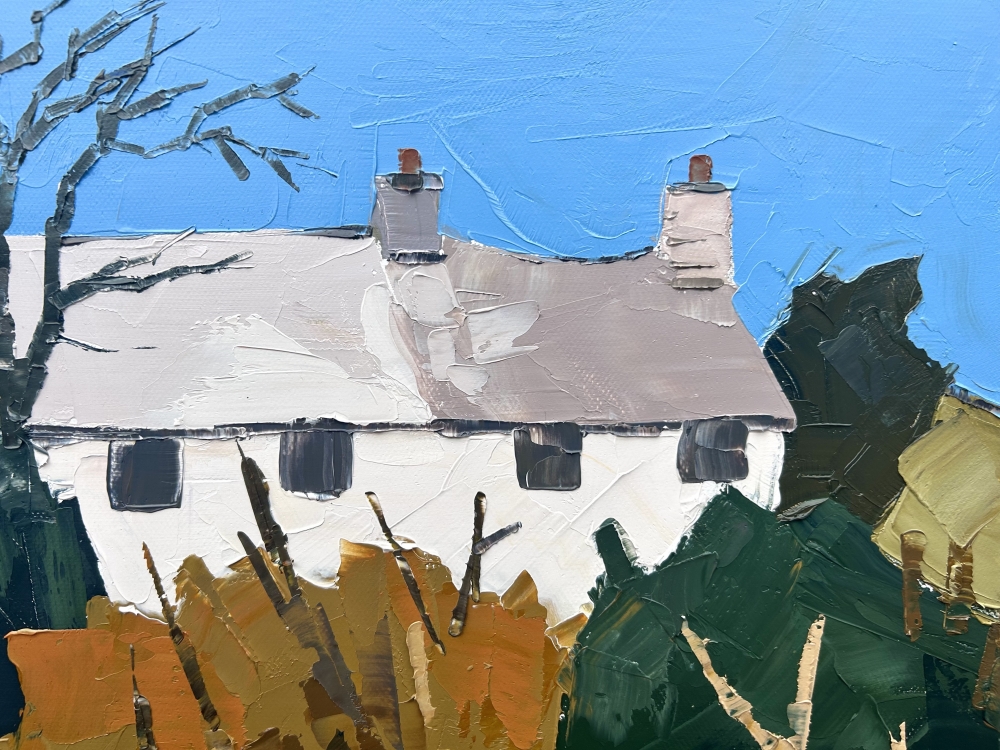 \"Farm, Llandona\" - Kyffin Williams reproduction.