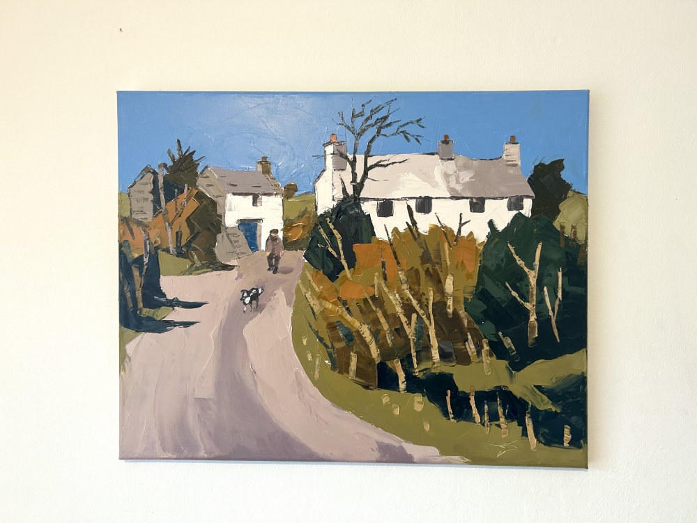 \"Farm, Llandona\" - Kyffin Williams reproduction.