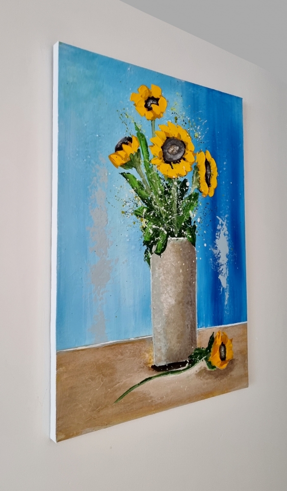 Sunflowers in a Vase 