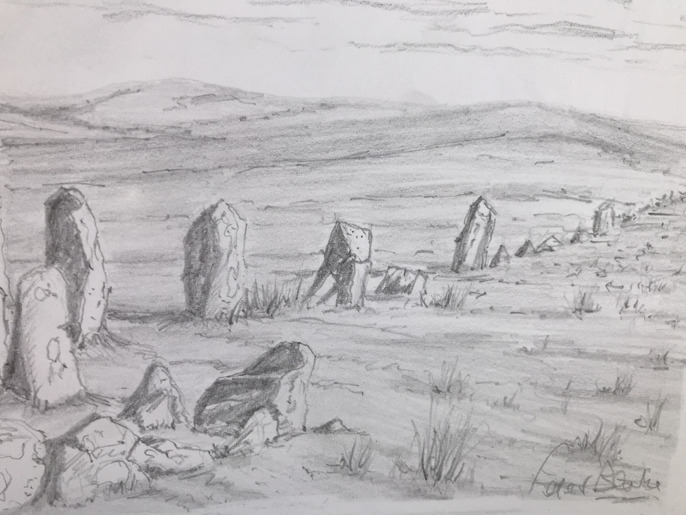 Stone Row Dartmoor