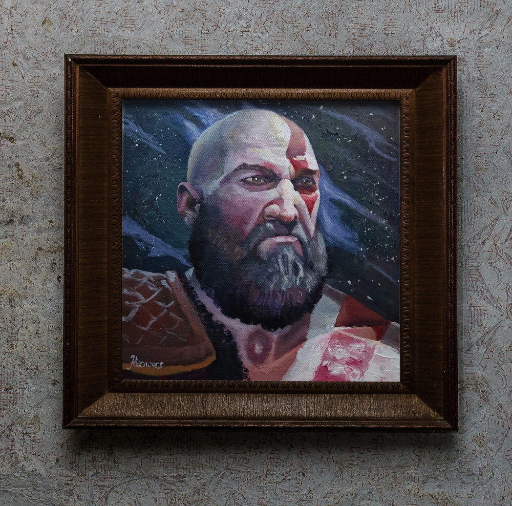 Kratos - God of War portrait