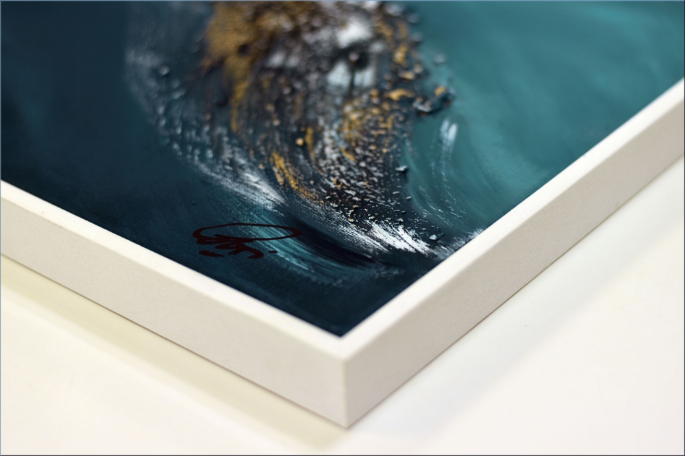 Perfect Wave- Abstract seascape in frame