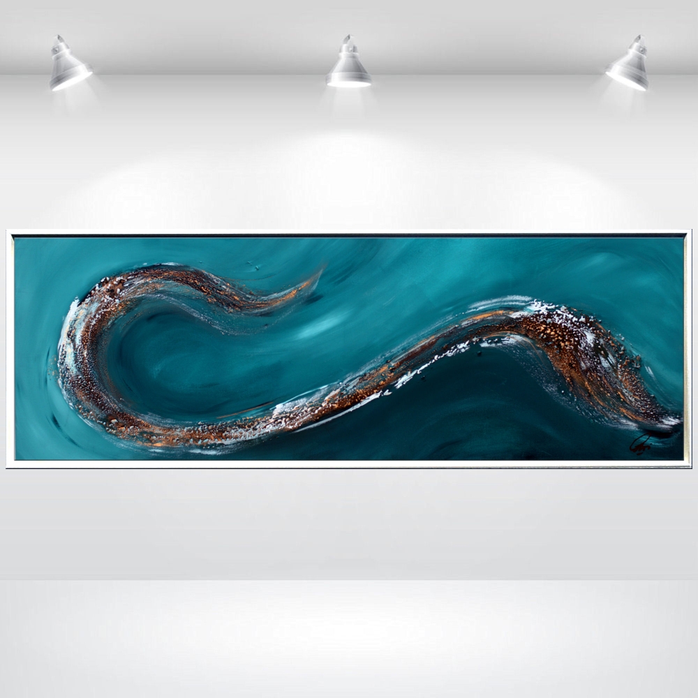 Perfect Wave- Abstract seascape in frame