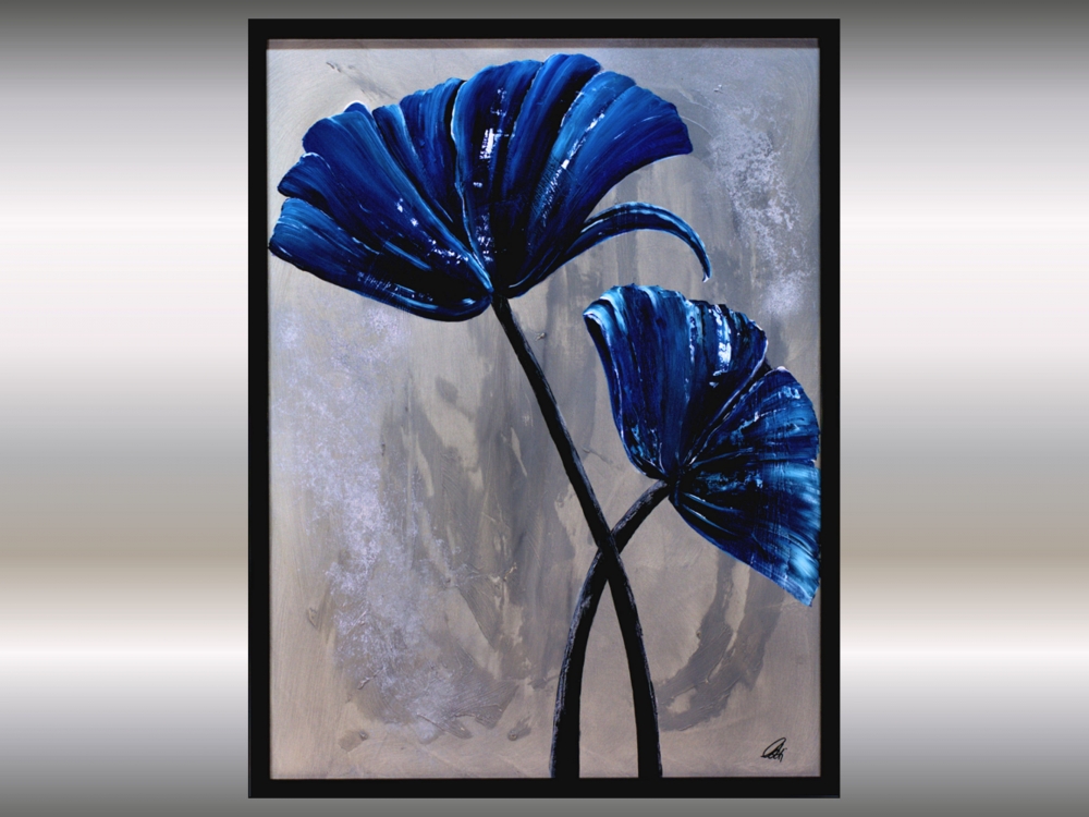 Pride - abstract flowers in frame