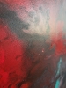 Modern abstract art - red mood