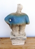 Stargazer Figure - Looking At Canis Major - Ceramic Sculpture