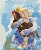 Girl With A Hen