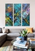 The first flutter of Spring. Large triptych.