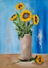 Sunflowers in a Vase 