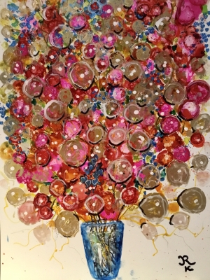 Happy flowers bouquet 