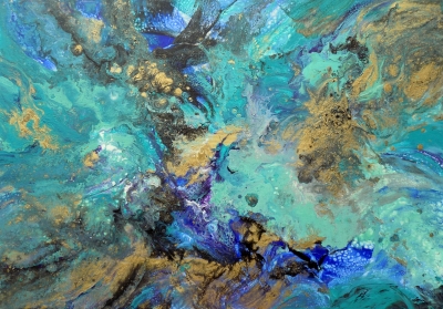 Shimmer of the ocean 
