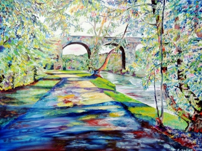 Summer along the River Goyt, Derbyshire 