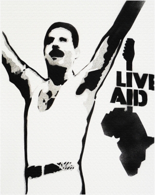 Popiconic moment 2 Live Aid.