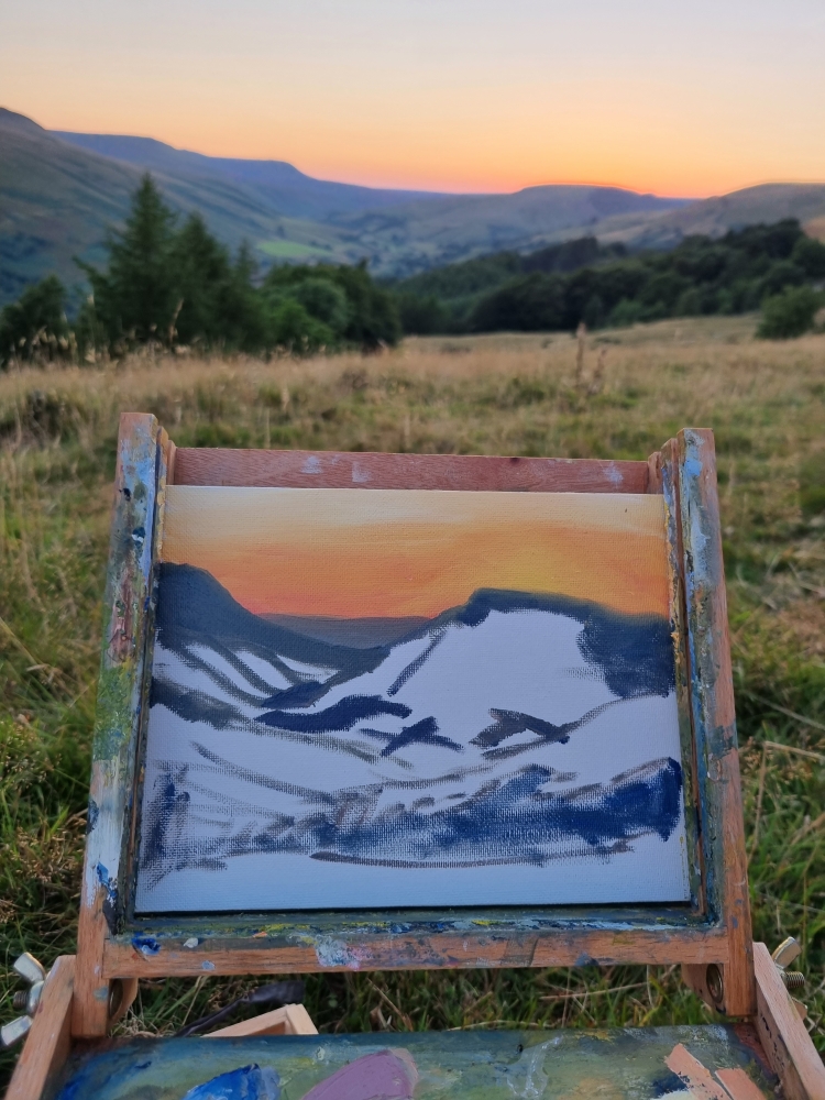 View from Hagg Barn, Peak District 