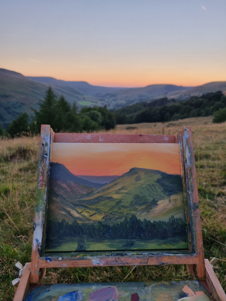 View from Hagg Barn, Peak District 