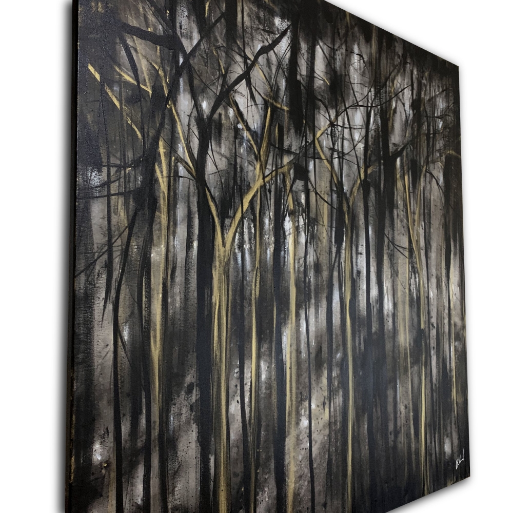 Abstract Black Forest Gold 