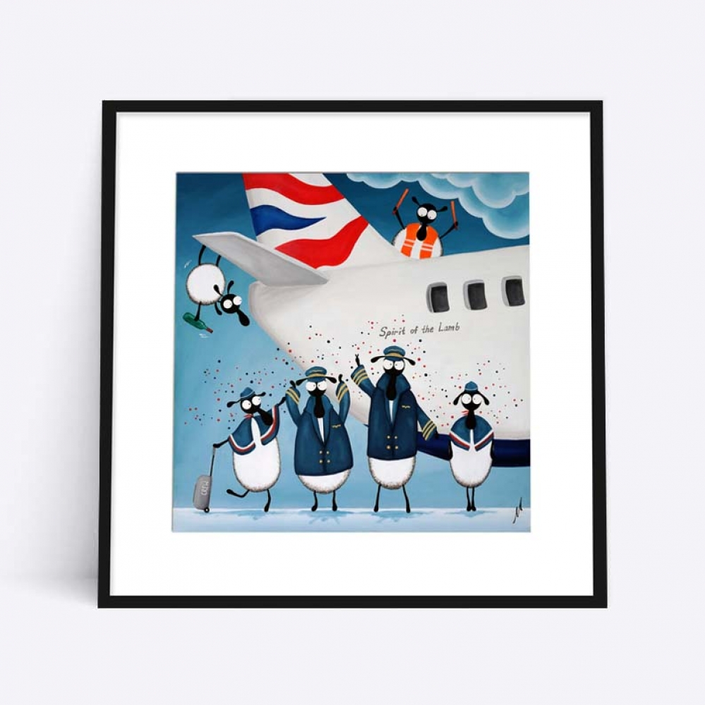 Bleatish Airways - 20” Limited Edition Print