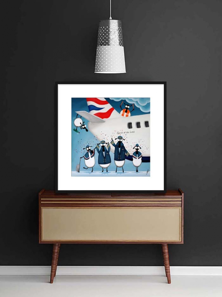 Bleatish Airways - 20” Limited Edition Print