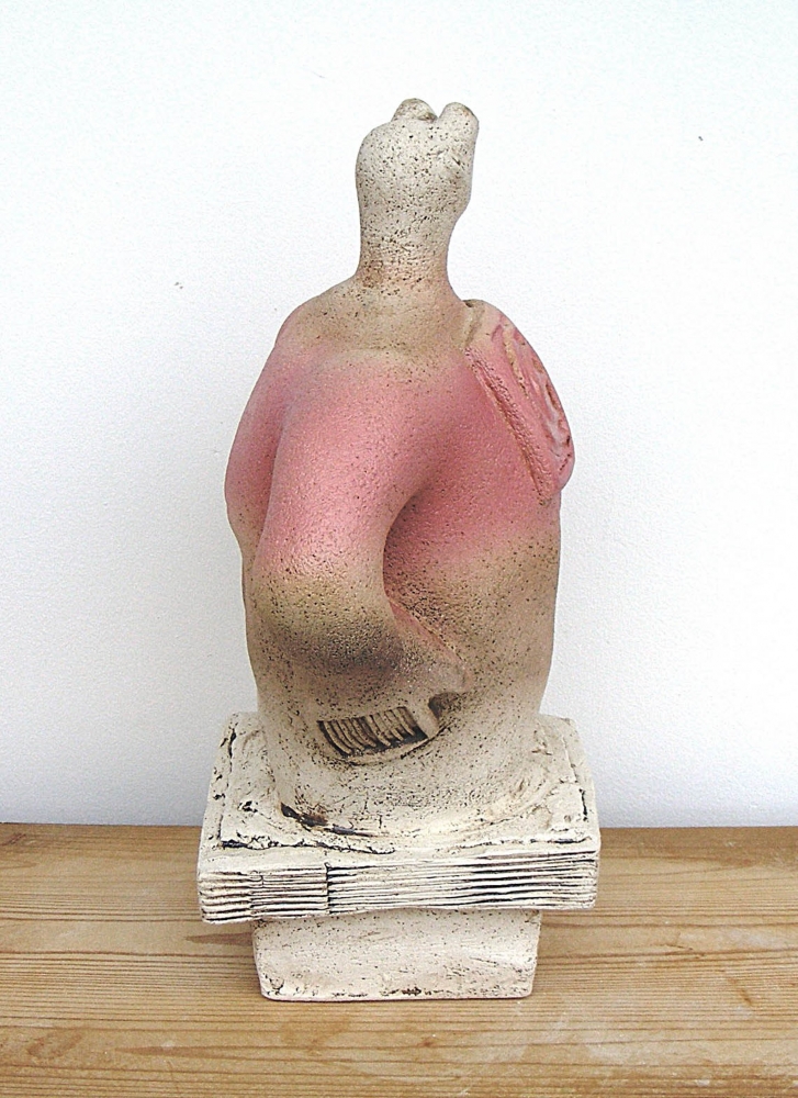 Stargazer Figure - Looking for Life, Ganymede - Ceramic Sculpture