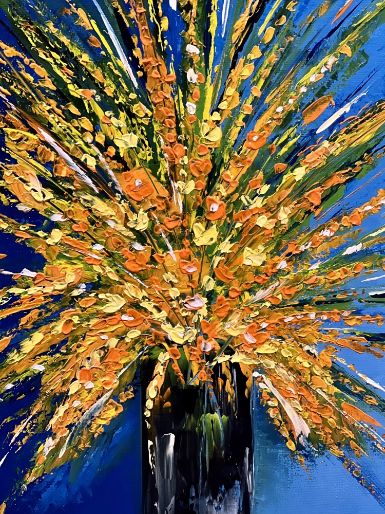 Flowers in a vase (SOLD)