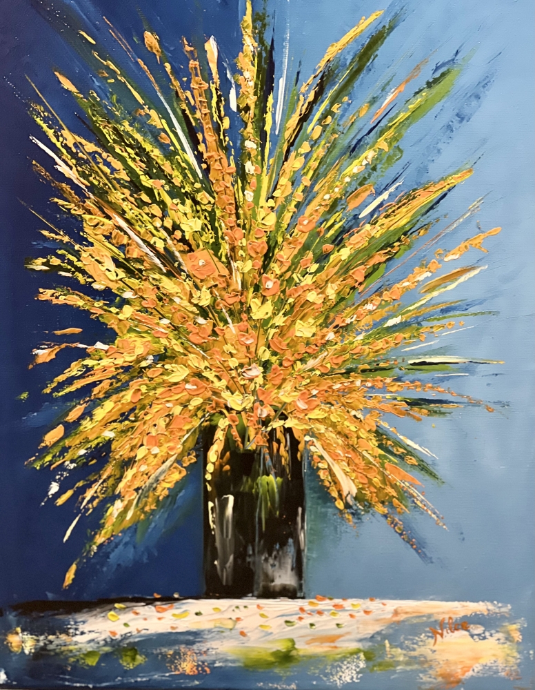 Flowers in a vase (SOLD)