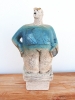 Stargazer Figure - Looking At Canis Minor - Ceramic Sculpture