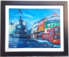 Cityscape of Eros and Piccadilly Circus London