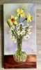 Daffodils in a glass vase #6