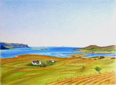 Scottish Croft At the End of the Road