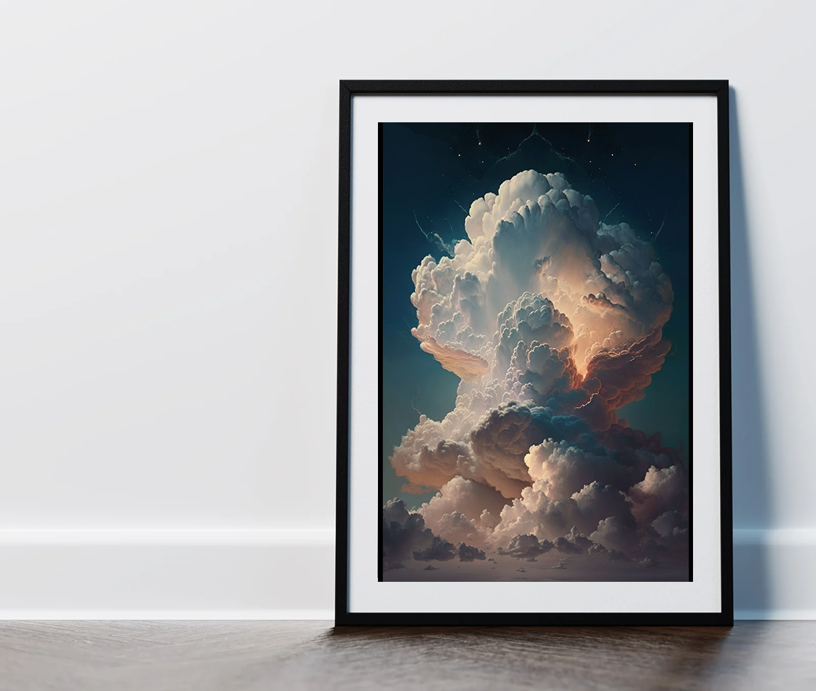 Cloud Foster, Abstract, Modern, Contemporary, Ambient, Limited Edition ...