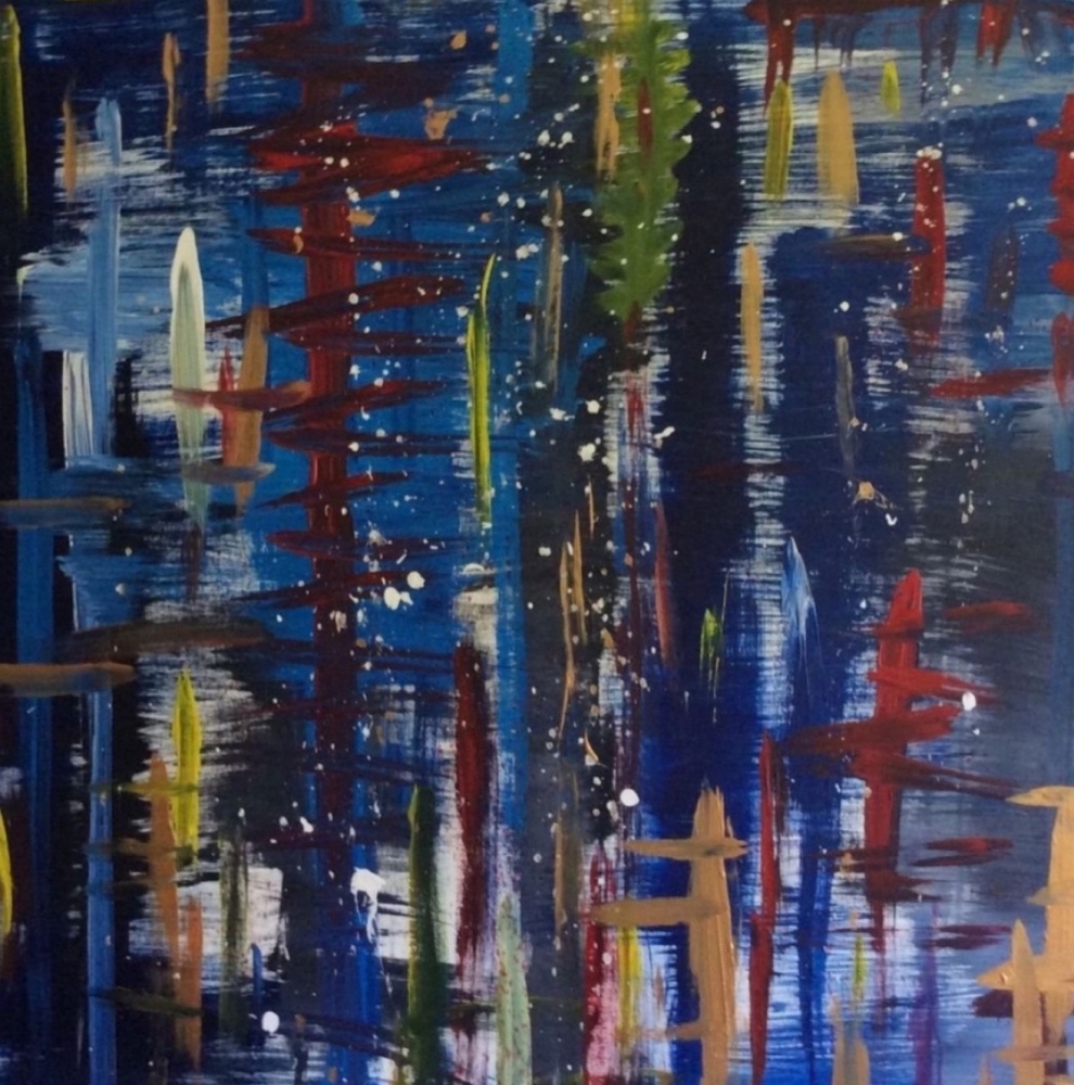 “Stranded” 100x100x2cm