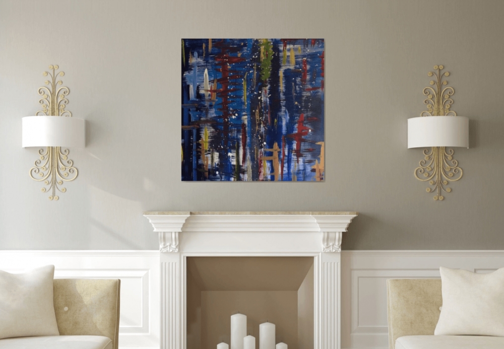 “Stranded” 100x100x2cm