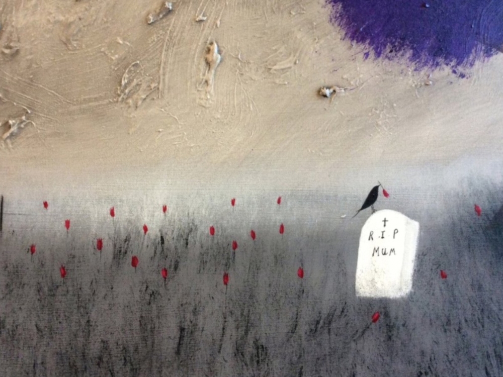 “Miss You Mum” 102x77x2cm